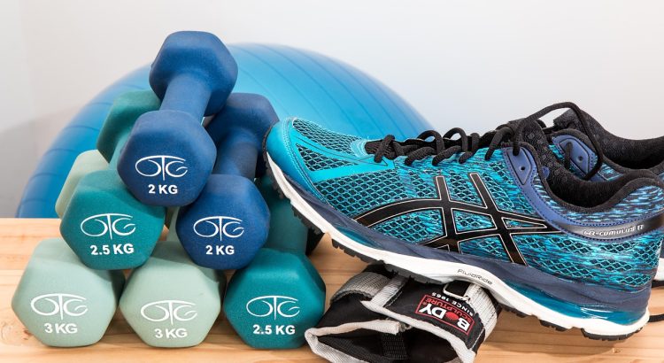 Dumbbells, shoes, sneakers — "Bimbosan: A Gentle and Nutritious Choice for Newborns"